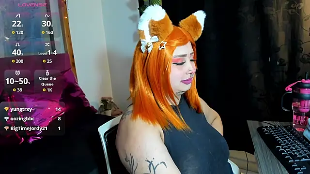 Chat XXX ao vivo de lussyevans24