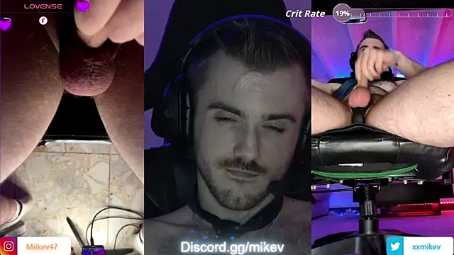 Show de Mikev na webcam