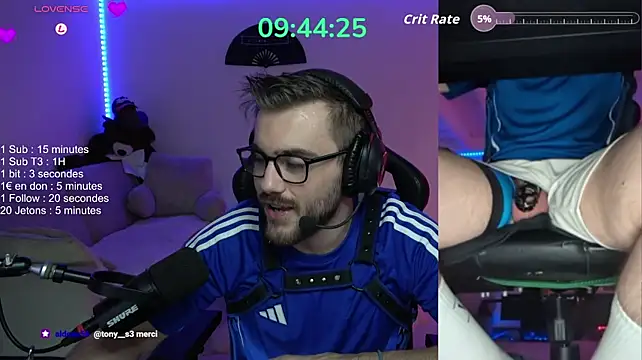 Show de Mikev na webcam