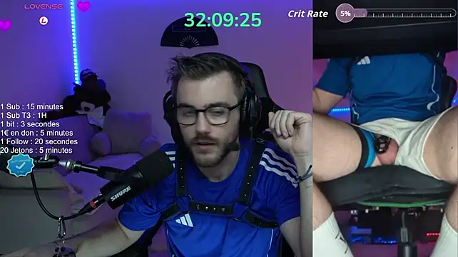 Show de Mikev na webcam