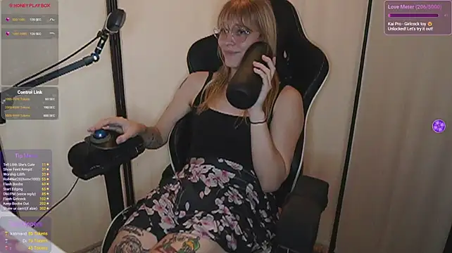 Show de Lilithstarfall na webcam