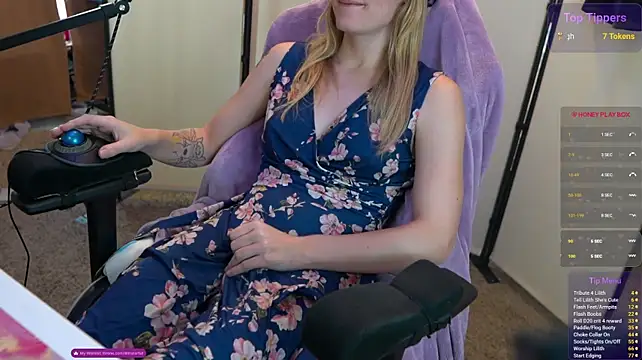Show de Lilithstarfall na webcam