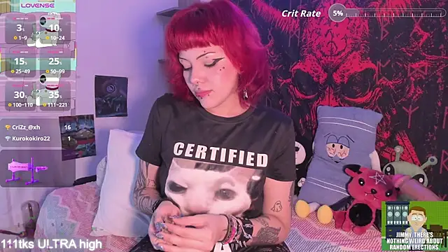 Sarah-Stoner élő XXX-chatje