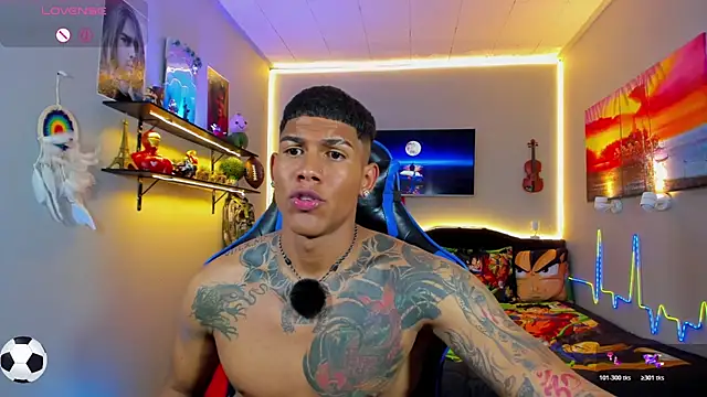Show modela Damian_latinxxx na web-kameri