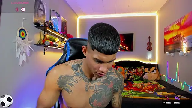 Show modela Damian_latinxxx na web-kameri