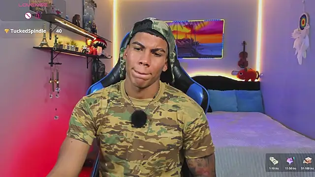 Show modela Damian_latinxxx na web-kameri