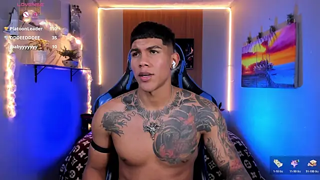 Webkamerová show Damian_latinxxx