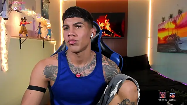 Show modela Damian_latinxxx na web-kameri