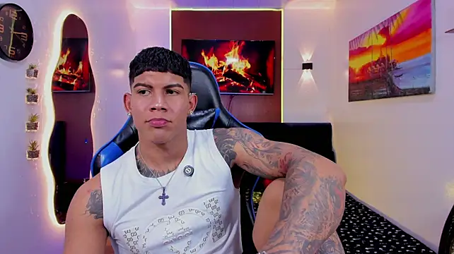 Show modela Damian_latinxxx na web-kameri