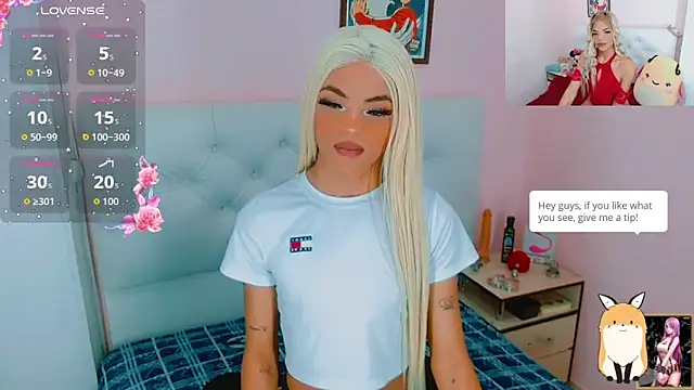Show de webcam de alexa-xxx-