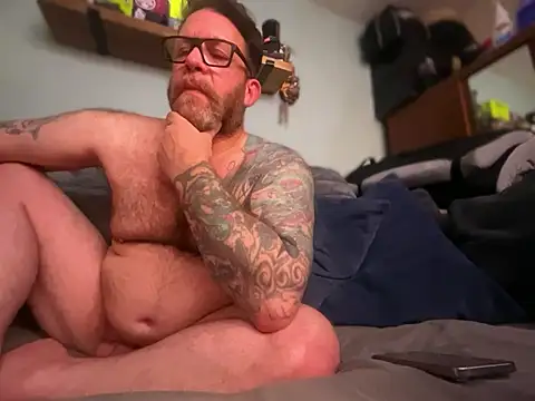 Tattooednakedguyn Webbikameraesitys