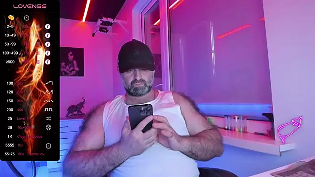Webkamerová show HAIR-MAN