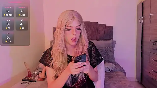 Show de billiesimons2 na webcam