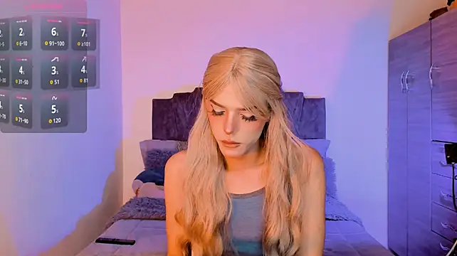 Show modela billiesimons2 na web-kameri