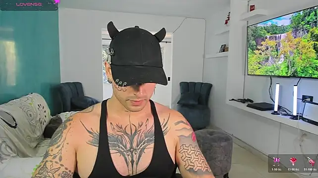 Show de Ares_blue na webcam