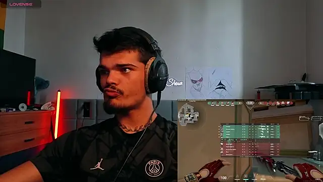 Show modela JordanShow na web-kameri