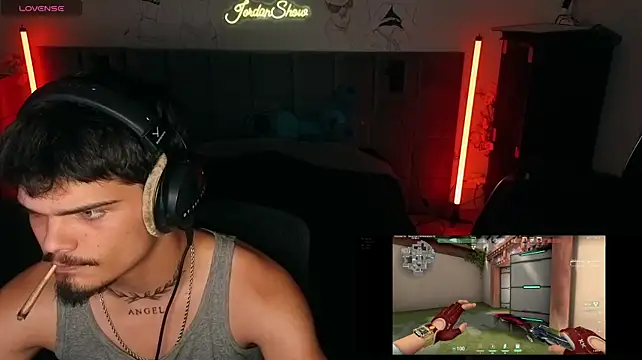 Show de JordanShow na webcam