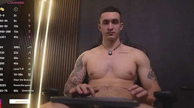 Show de JacksonOlsenn na webcam