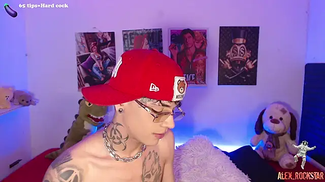 הופעת וובקאם של alex_rockstar