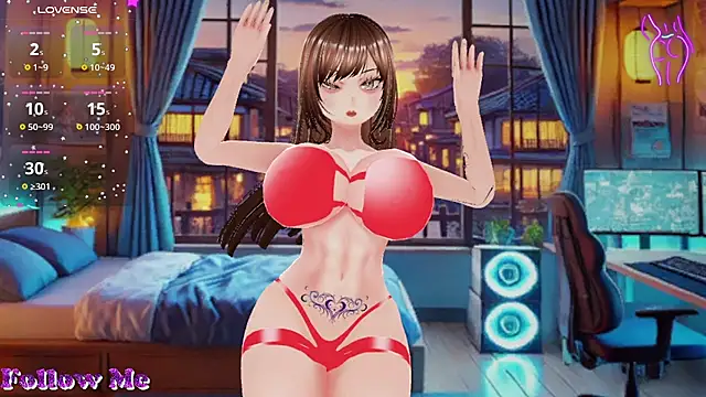 Show modela Hanaedamngirl na web-kameri