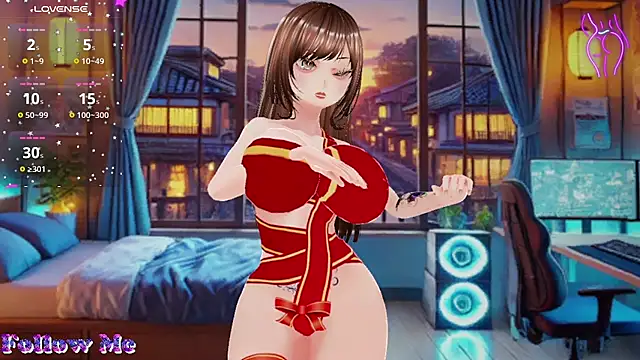 Show modela Hanaedamngirl na web-kameri