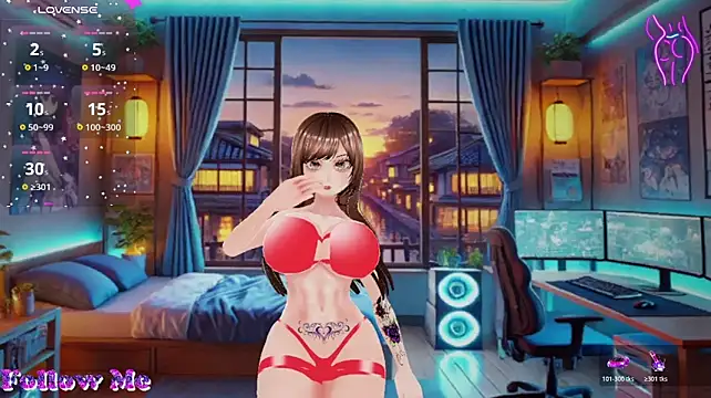 Show modela Hanaedamngirl na web-kameri