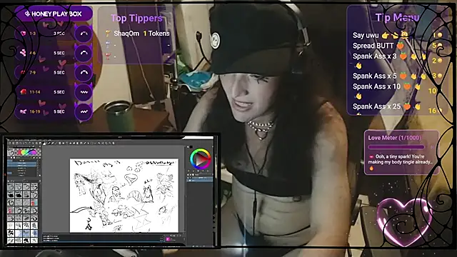 הופעת וובקאם של SissyFlorAzul