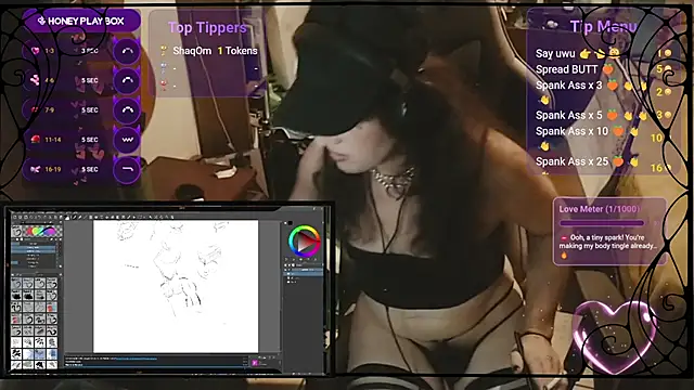 SissyFlorAzul webkamerás műsora