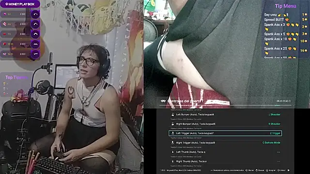 Show modela SissyFlorAzul na web-kameri