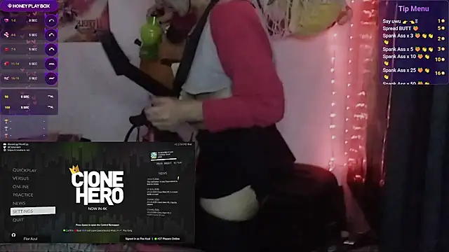 Show Webcam de SissyFlorAzul