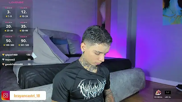 Show modela Ian_Castillo_ na web-kameri