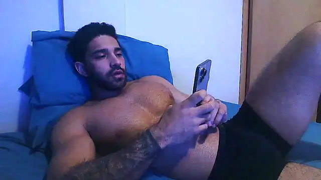 Show de macho_fit na webcam