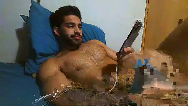 Show de macho_fit na webcam