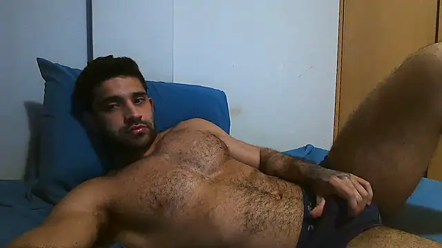Show de macho_fit na webcam