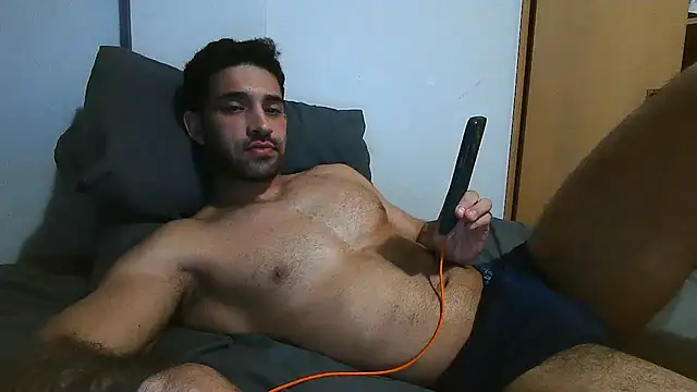 Show de macho_fit na webcam
