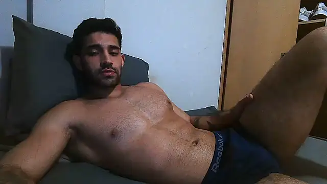 Show de macho_fit na webcam