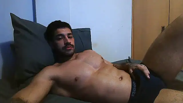 Show de macho_fit na webcam