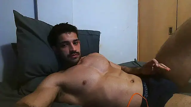 Show de macho_fit na webcam