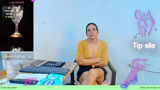 Show de Oh_Tique na webcam