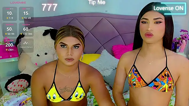 party_duo_trans: διαδικτυακό σόου στην κάμερα