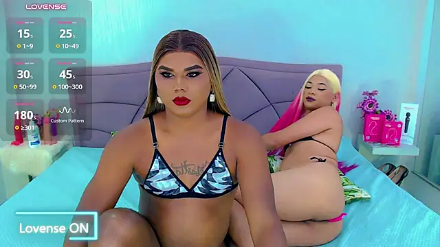 party_duo_trans Webcam show