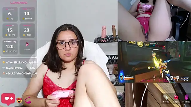 Show de sobresalinaa na webcam