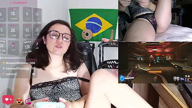 Show de sobresalinaa na webcam