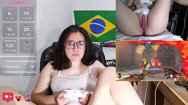 Show de sobresalinaa na webcam