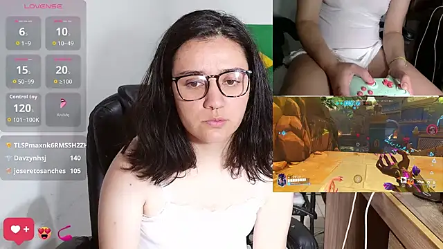 Show de sobresalinaa na webcam