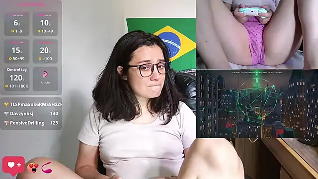 Show de sobresalinaa na webcam
