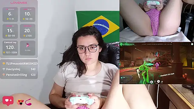 Show de sobresalinaa na webcam