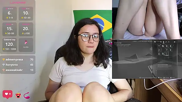 Show de sobresalinaa na webcam