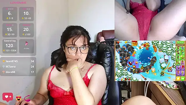 Show de webcam de sobresalinaa