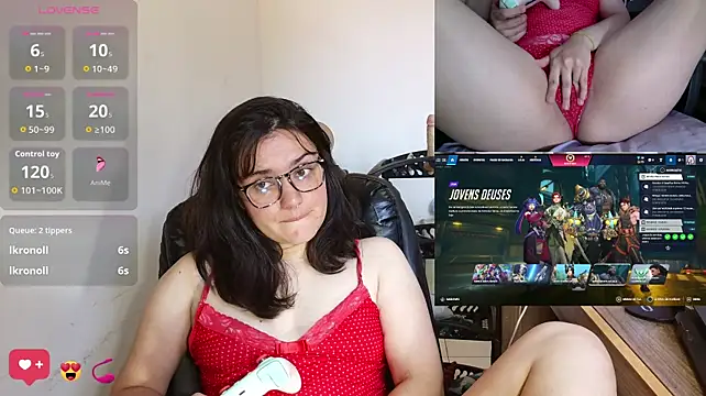 Show de sobresalinaa na webcam